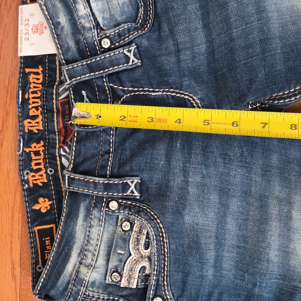 Rock Revival Women's Jeans 23x 32. New W TAGS - Picture 9 of 11